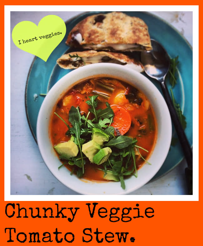 Chunky Veggie Tomato Soup