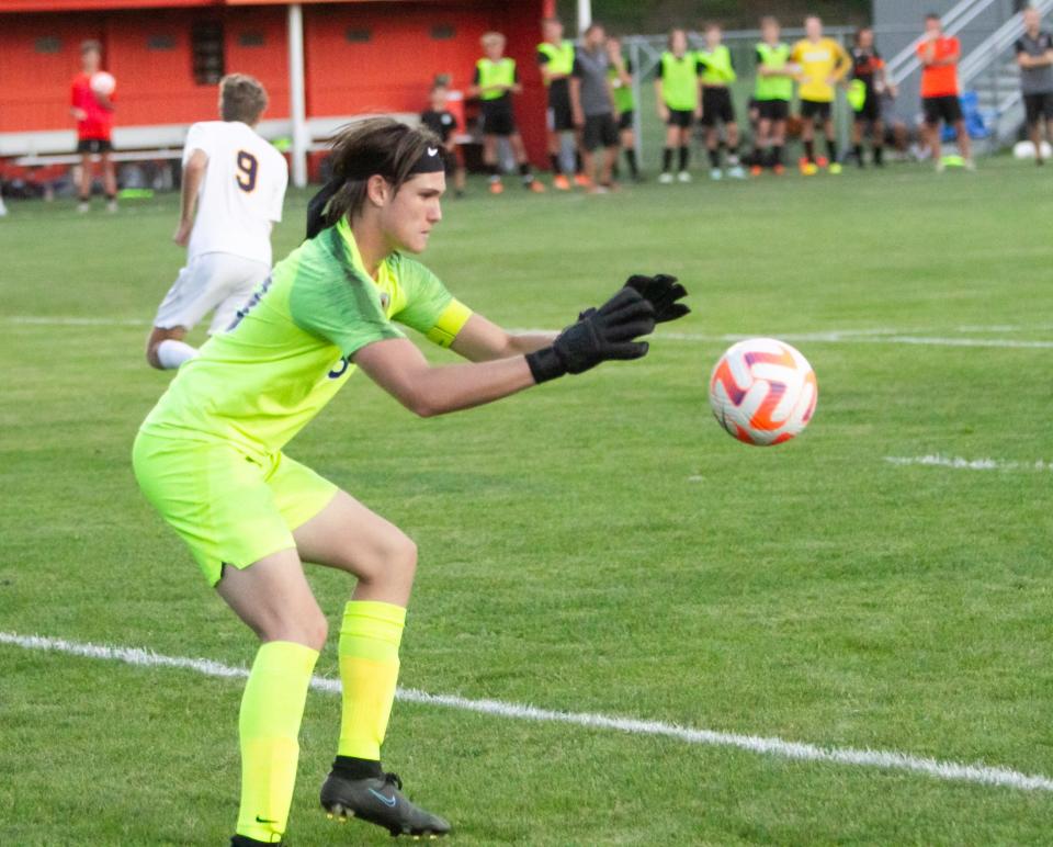 Hartland senior Matt Preiss has been the first-team all-county goalkeeper the last two seasons.