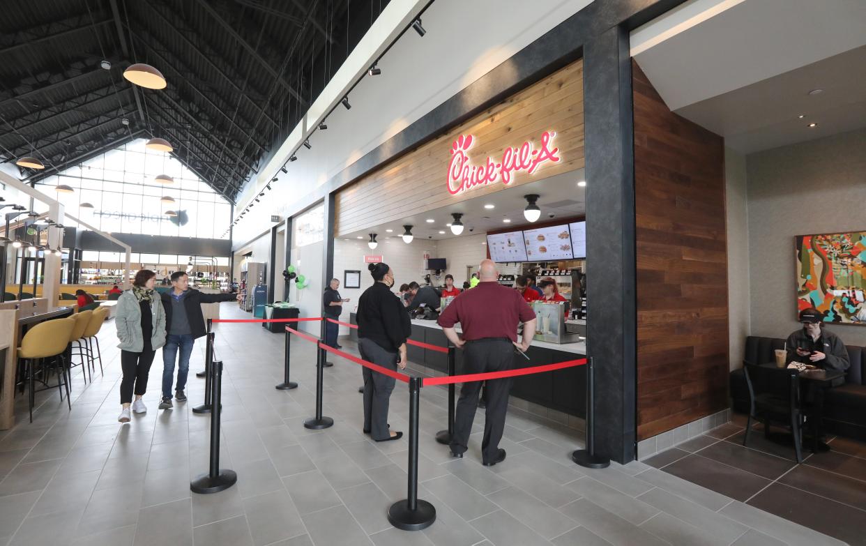 Chick-fil-A at the New York State Thruway Plattekill service area May 3, 2023.

Thruway Opens Plattekill Rest Stop