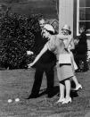 <p>During the royal family's summer vacation to Norway, Queen Elizabeth II tried her luck at the classic European lawn game, Boules. </p>