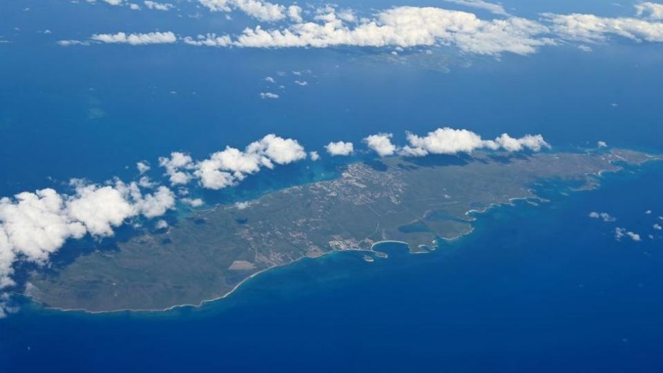 Vista aérea de Vieques.