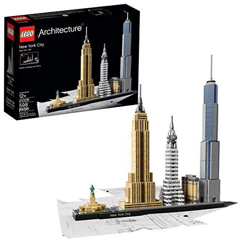 <p><strong>LEGO</strong></p><p>amazon.com</p><p><strong>$59.95</strong></p><p><a href="https://www.amazon.com/dp/B017B19DOY?tag=syn-yahoo-20&ascsubtag=%5Bartid%7C10070.g.17236542%5Bsrc%7Cyahoo-us" rel="nofollow noopener" target="_blank" data-ylk="slk:Shop Now;elm:context_link;itc:0;sec:content-canvas" class="link ">Shop Now</a></p><p>New York City never looked so good. Let your budding architect build his way to the Big Apple skyline with this popular Lego set. </p>