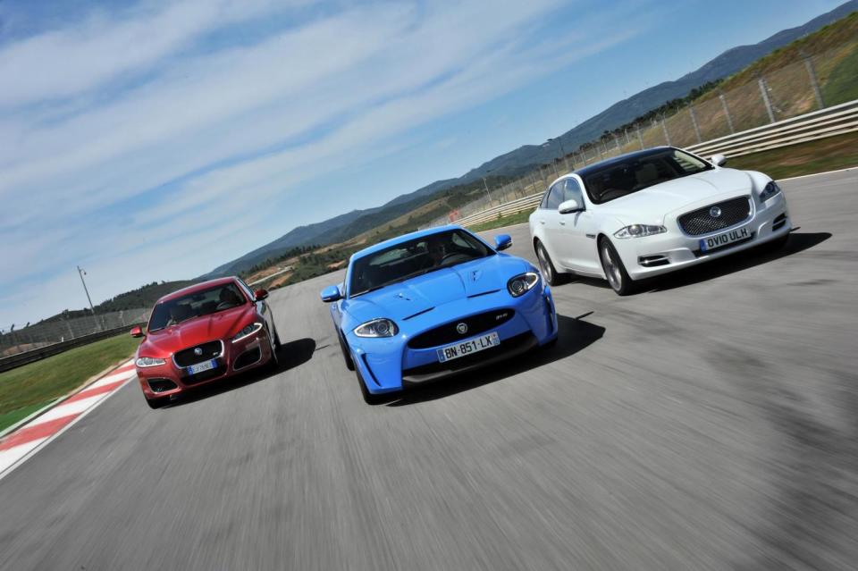 The Jaguar XF, F-Type and XE