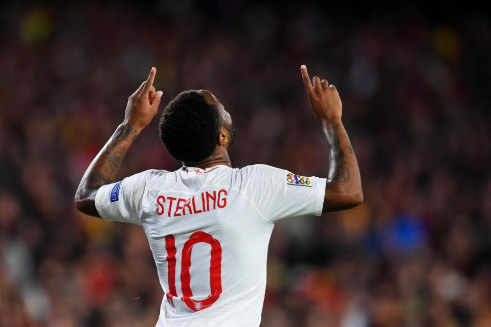 Sterling struck twice in Seville on Monday, (Getty Images)