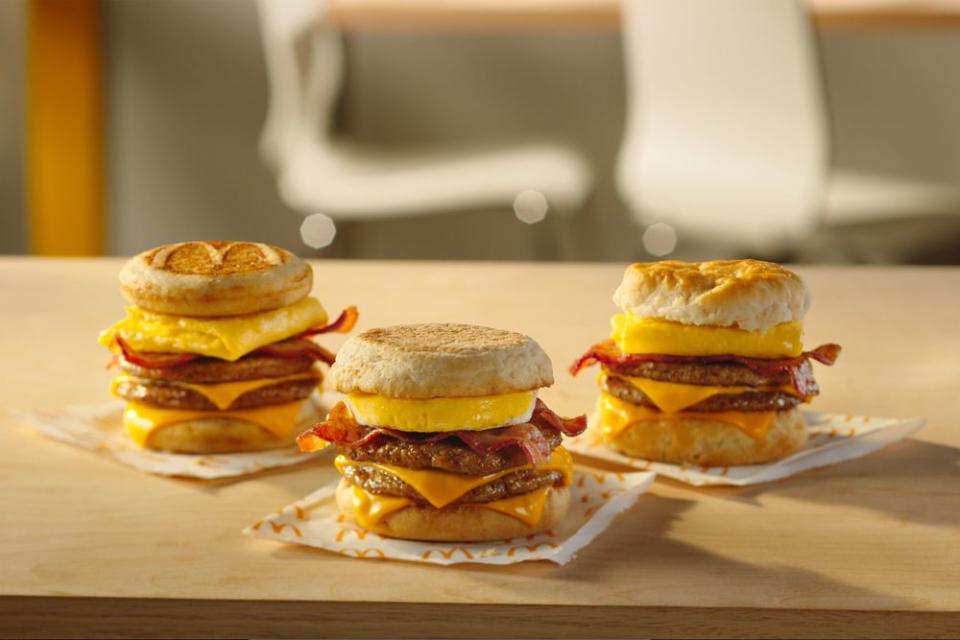 The Triple Breakfast Stacks