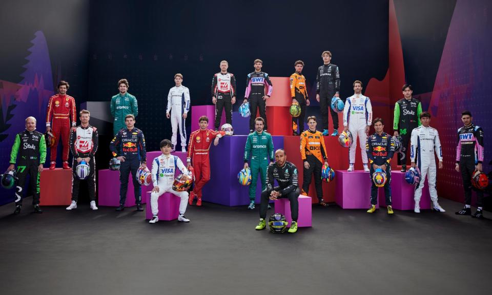 <span>Formula One’s drivers will embark on the longest season in its history with 24 races in 2024.</span><span>Photograph: Adam Pretty/Formula 1/Getty Images</span>