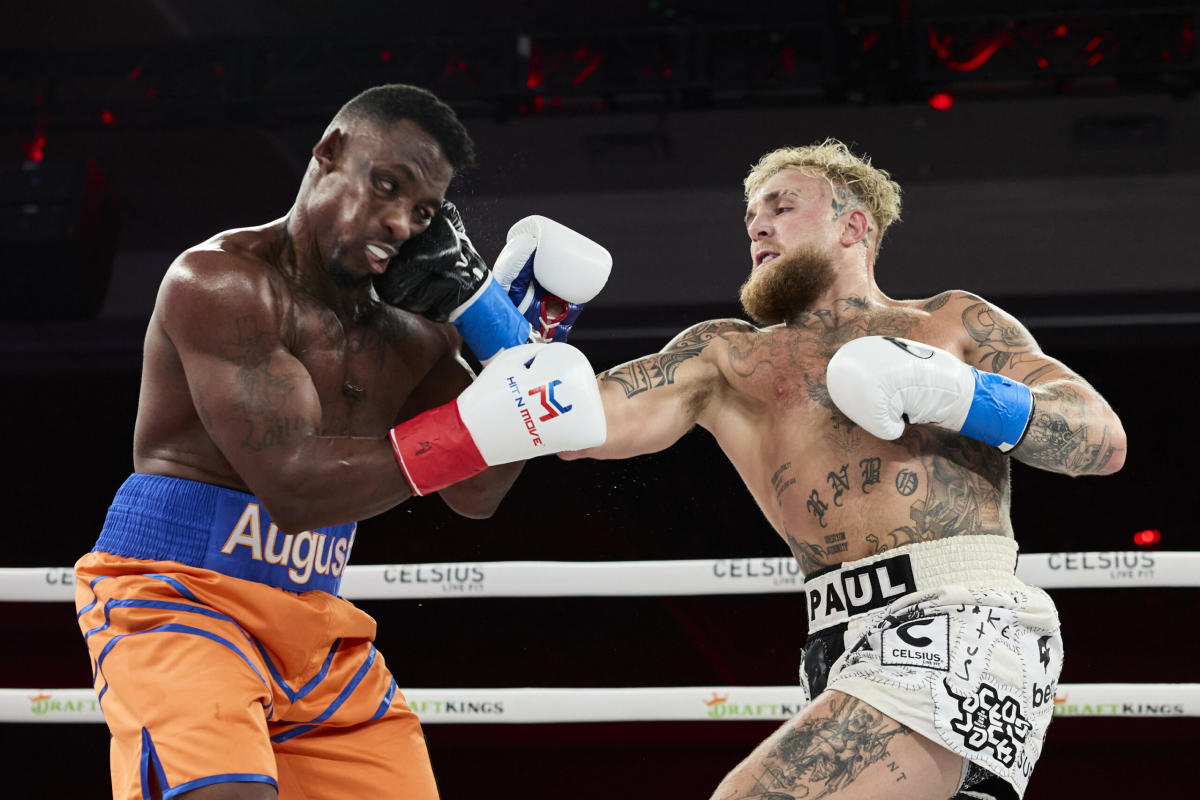 Jake Paul knocks out Andre August in first round, waves goodbye to