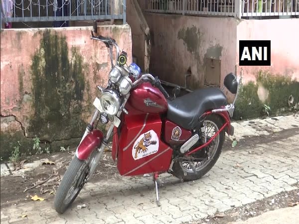 A visual of electric bike made by Rajan (Photo/ANI)