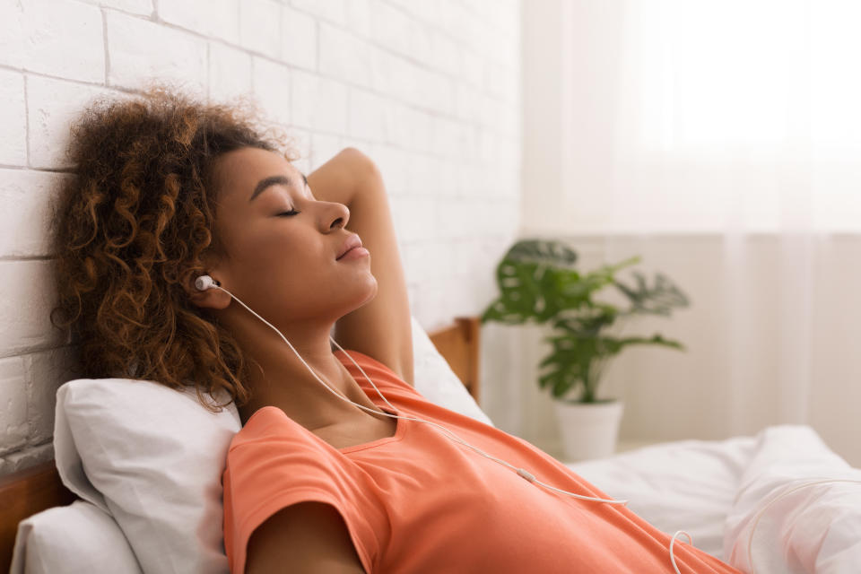 Listening to music for up to an hour can aid sleep, research has found. (Getty Creative)