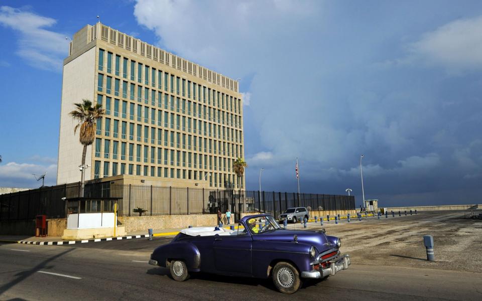 US Embassy, Havana, Cuba - YAMIL LAGE / AFP