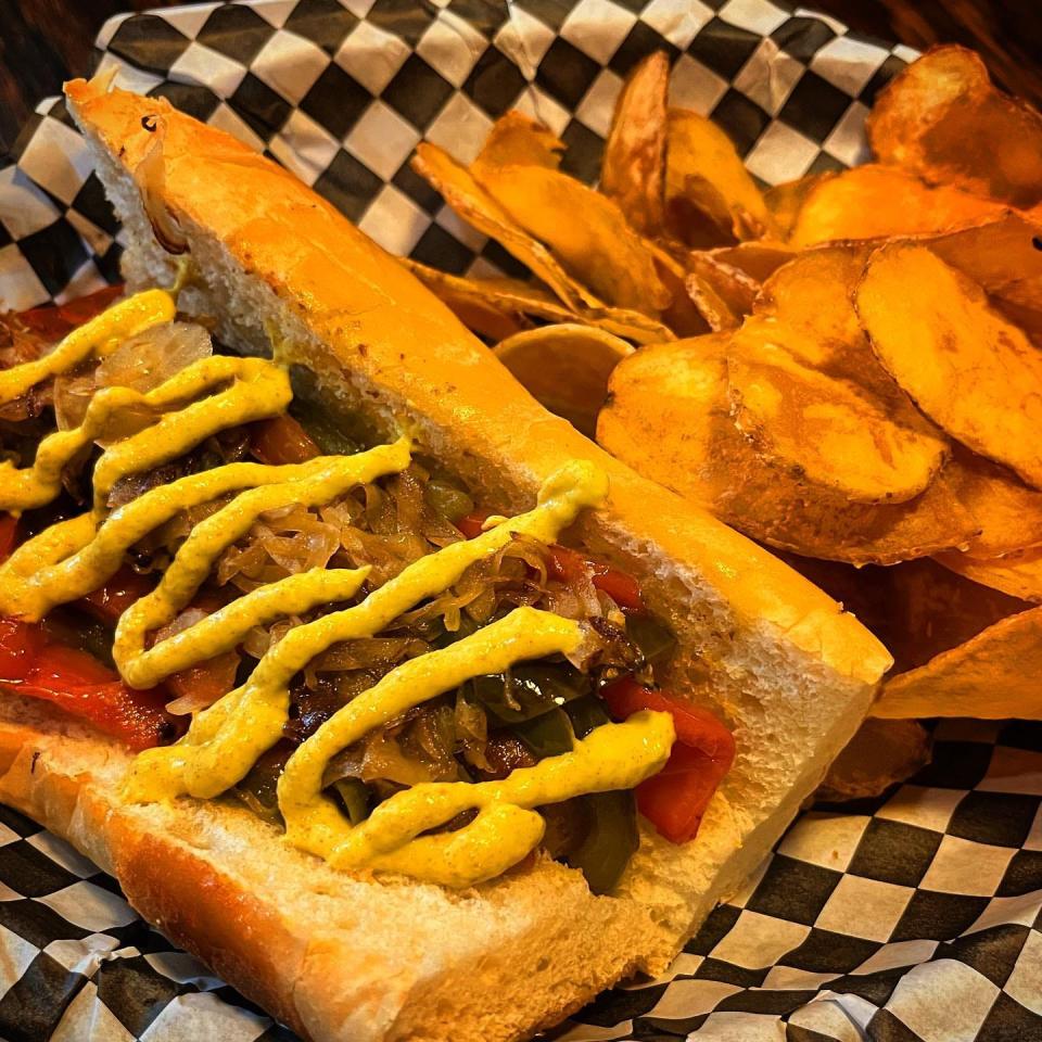 The Vegan Italian Sausage Sub at Sixes & Sevens is sure to hit the spot.