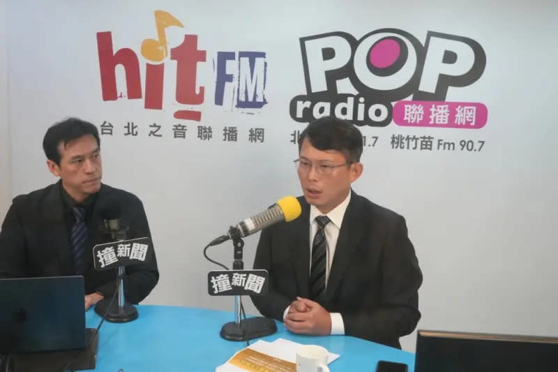 ▲黃國昌說，支持國會改革的年輕人比例遠高於反對的。（圖／Pop radio提供）