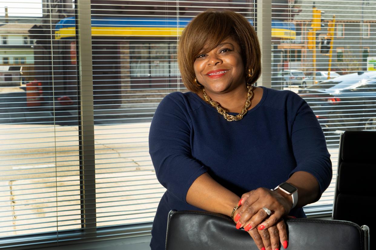 Legacy Redevelopment Corp. President and CEO Terese Caro is shown May 13 at the organization's offices at 1536 W. North Ave. in Milwaukee. Legacy Redevelopment is one of two organizations to receive money from Northwestern Mutual to provide assistance for minority-owned businesses to get capital to grow.