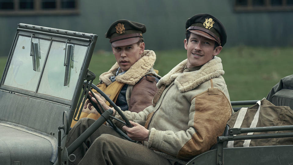 Austin Butler and Callum Turner in Masters of the Air