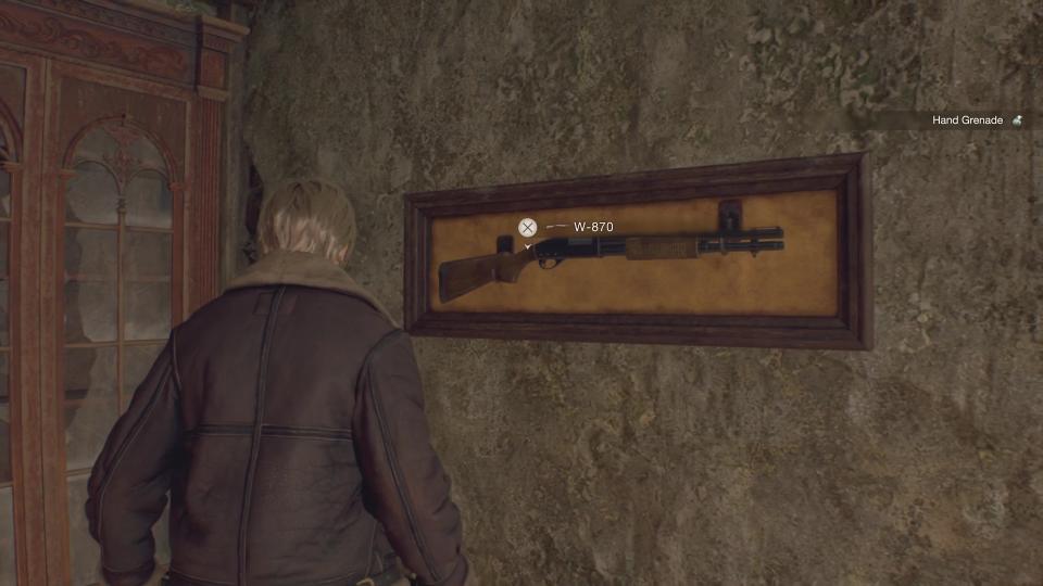 Resident Evil 4 first shotgun