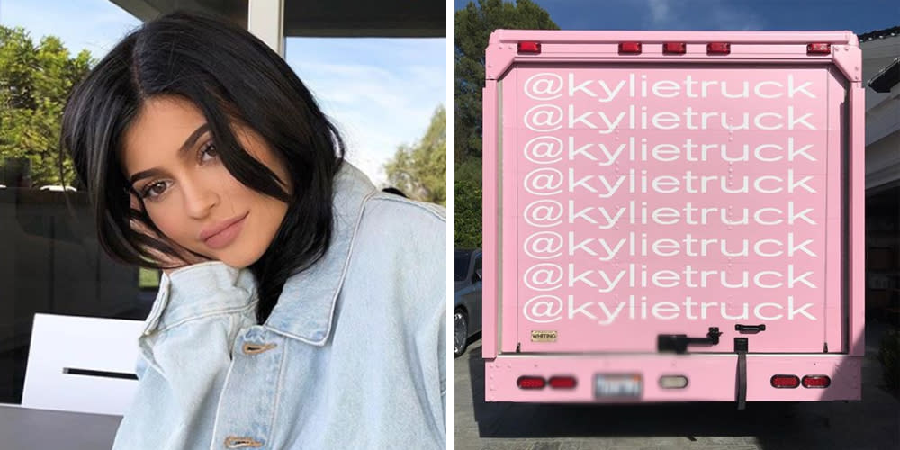 Photo credit: Instagram/@kyliejenner and @kylietruck