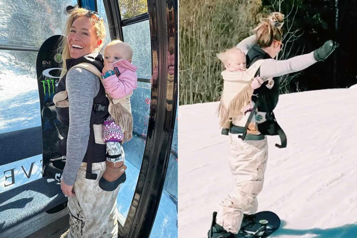 <p>Jamie Anderson/Instagram</p> Jamie Anderson and her Daughter 