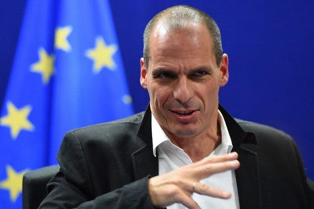 希臘財長Yanis Varoufakis。(圖:AFP)