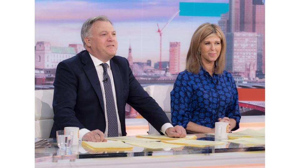 Ed Balls, Kate Garraway on Good Morning Britain