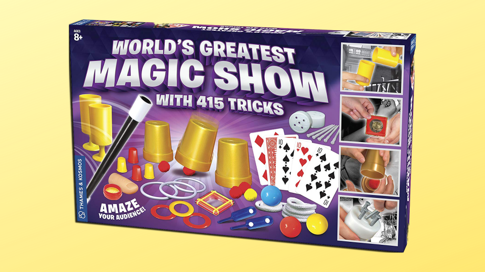 It features more than 400 magic tricks. (Photo: Amazon/Yahoo Lifestyle)