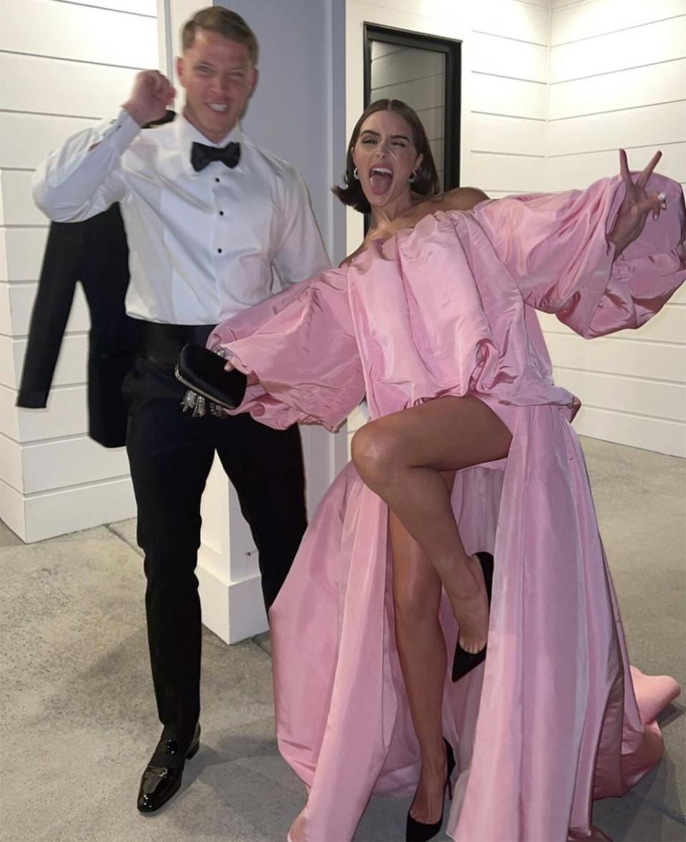 olivia culpo and christian mccaffrey