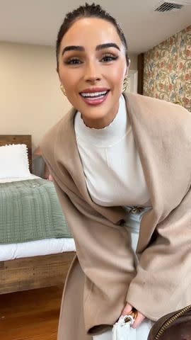 <p>Olivia Culpo/TikTok</p> The engaged star also shared that she is getting married in Rhode Island