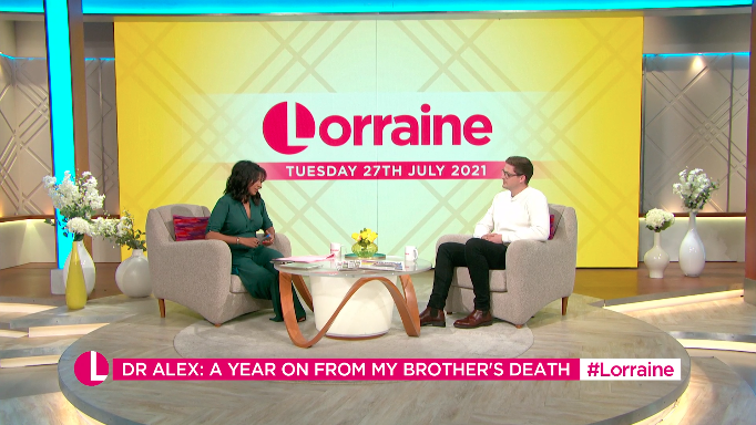 Ranvir Singh became emotional as she thanked Dr Alex George for helping other young people overcome mental health struggles. (ITV)