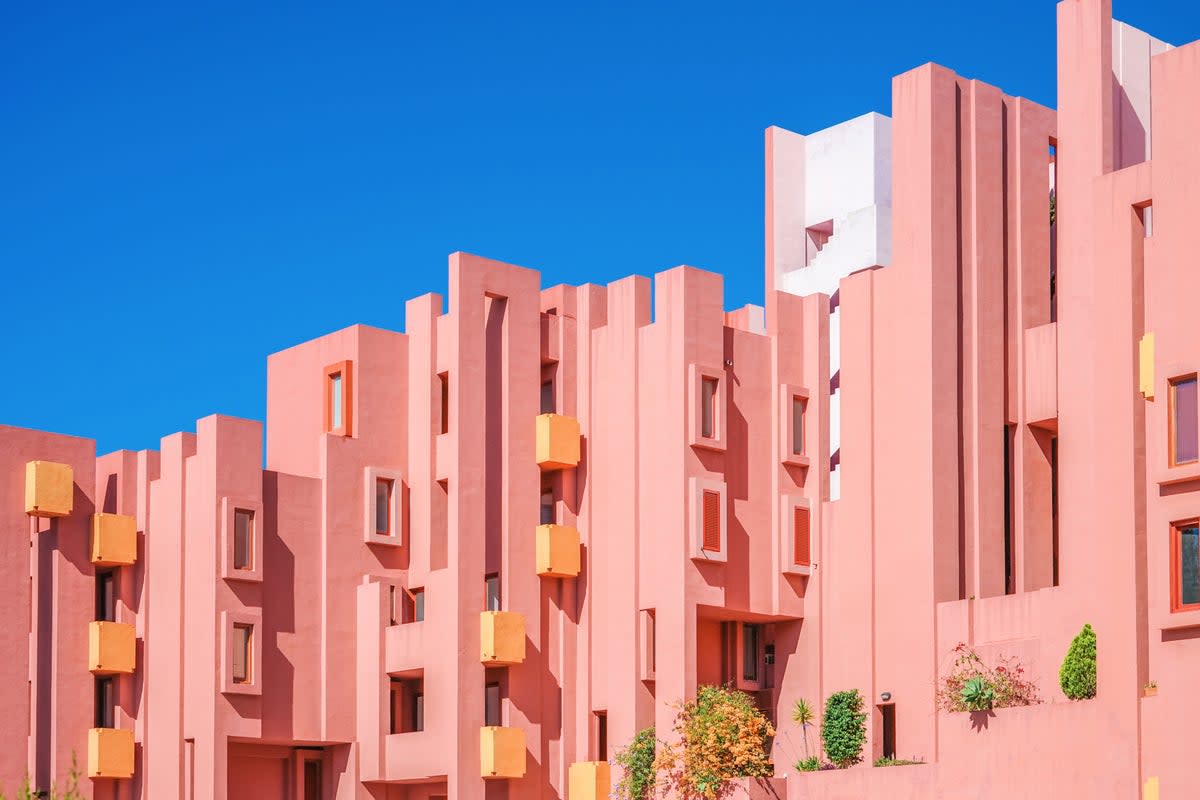 The La Muralla Roja building by architect Ricardo Bofill (Getty Images)