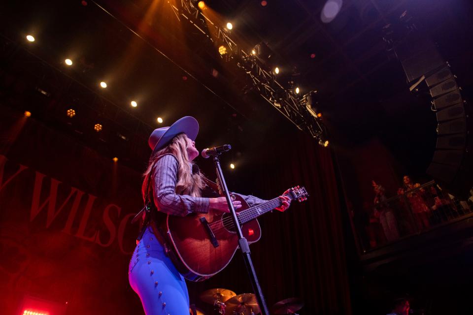 Lainey Wilson performs at Brooklyn Bowl in Nashville , Tenn., Thursday, March 16, 2023.