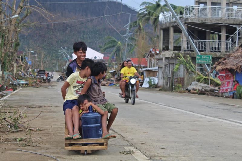 Typhoon Rai aftermath in the Philippines