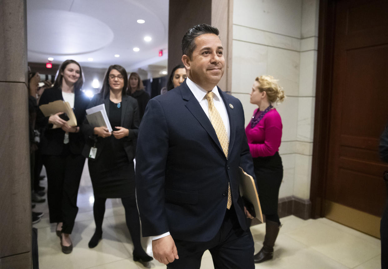 Rep. Ben Ray Luj&aacute;n (D-N.M.) told Biden's transition team that the Hispanic Caucus was concerned over leaks that said New Mexico Gov. Michelle Lujan Grisham had turned down a Cabinet post offer.  (Photo: J. Scott Applewhite/ASSOCIATED PRESS)