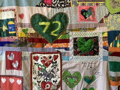 <span class="caption">Quilts are a repository of memory, personal and collective.</span> <span class="attribution"><span class="source">The Conversation</span></span>