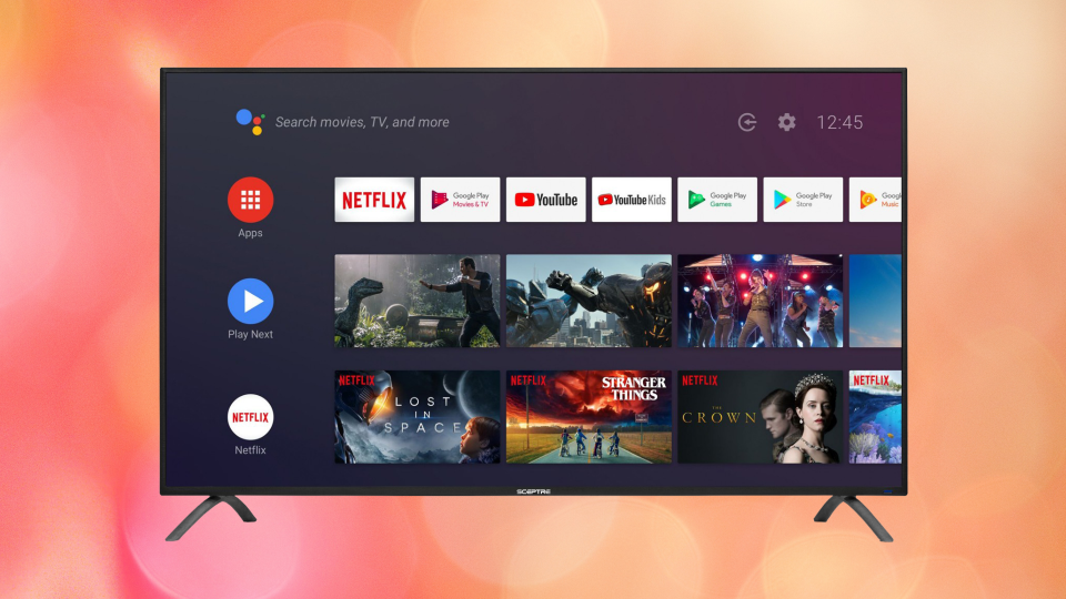 This Sceptre 50-inch Class 4K Ultra HD Android Smart LED TV is now half off. (Photo: Walmart)