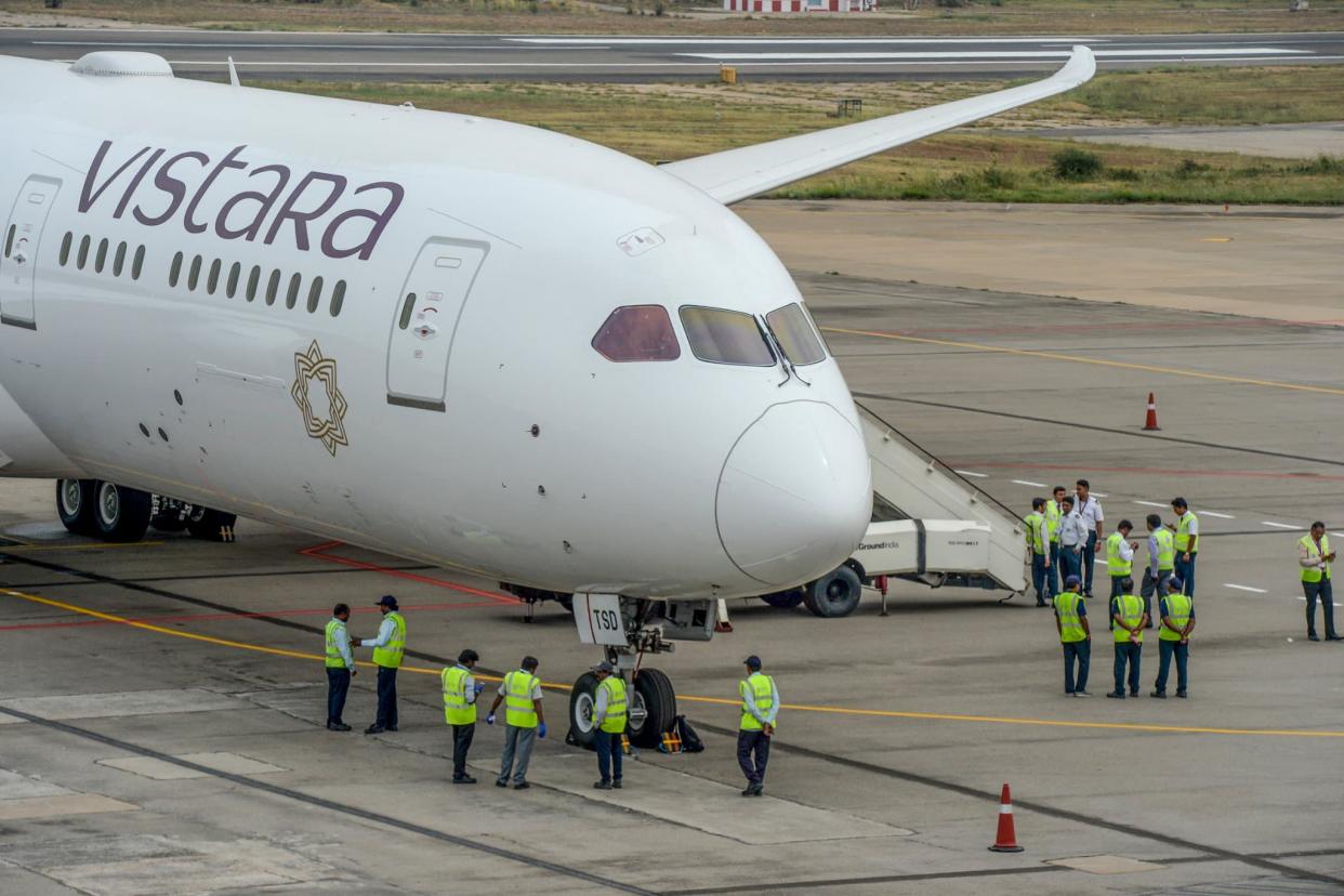 Un Boeing de la compagnie Vistara. (photo d'illustration) - NOAH SEELAM / AFP