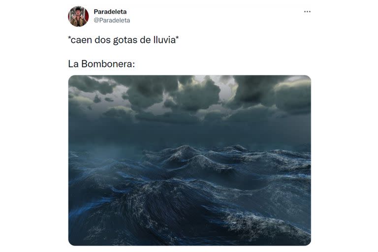 Los memes por la inundación de La Bombonera