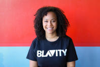 <h2>Morgan DeBaun, Founder and CEO of Blavity</h2> <p>Morgan launched Blavity, a content site aimed at "putting the power back in the hands of black millennials to own their story and share their perspective," to address issues of diversity in modern-day media. The site reaches 10M millennials and is being called "the future of black media."</p>