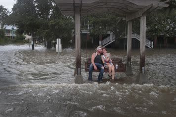 Hurricane Barry photos show an otherworldly city, deep under water