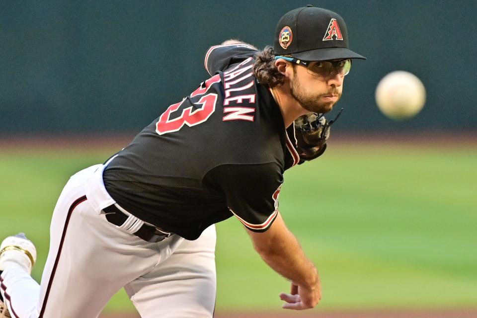 Diamondbacks ace Zac Gallen is 5-1 with a 2.26 ERA, ranking second in the National League with 64 strikeouts.