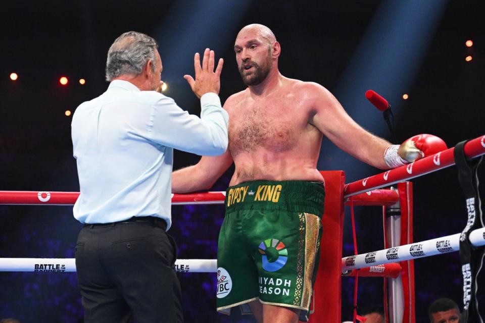 Fury survived a knockdown (Getty Images)