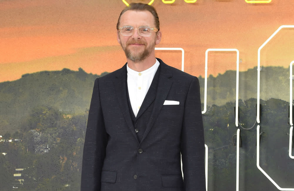 Simon Pegg has been cast in the dark comedy credit:Bang Showbiz