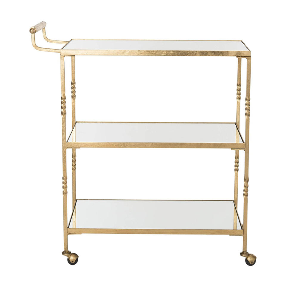 Safavieh Home Collection Aurelius Gold Bar Cart