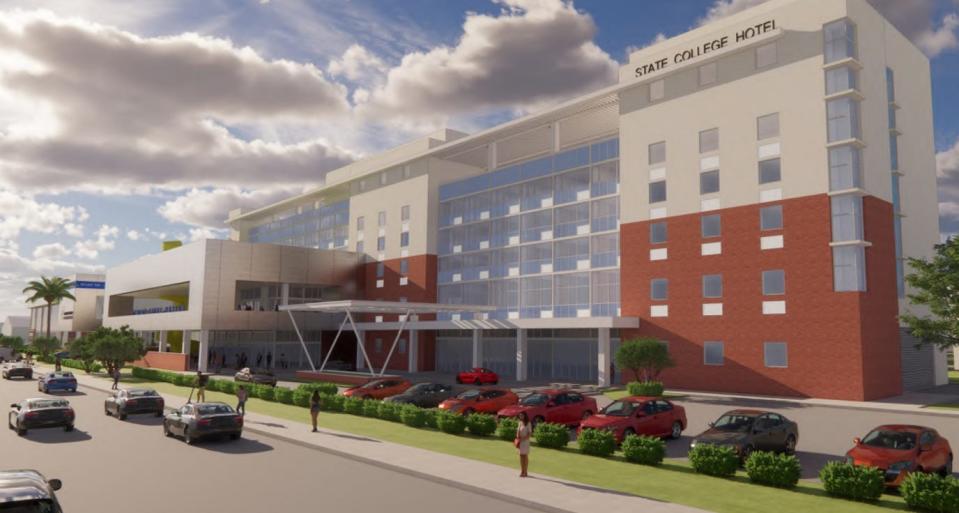 CGHP Developments is proposing a hotel as part of a $326 million building project for Indian River State College's Fort Pierce campus.