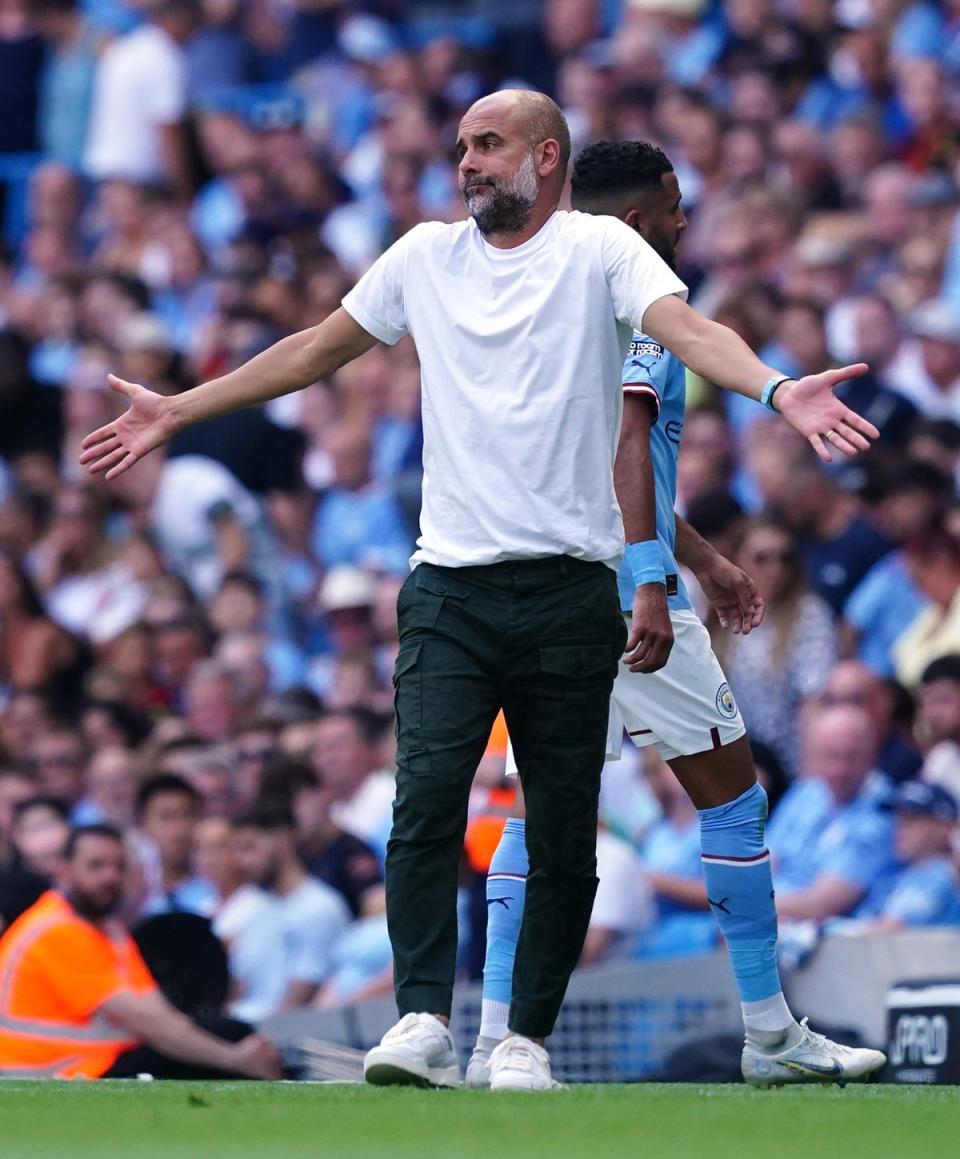 Manchester City manager Pep Guardiola (Martin Rickett/PA) (PA Wire)