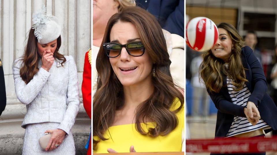 She is usually the picture of perfection, but even the Princess of Wales has been snapped in a few candid moments that show that she's just one of us...