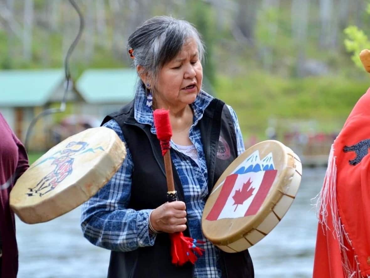 Dorothy Williams, a Residential Day School survivor, will testify at at a hearing by the Canadian Human Rights Tribunal starting Monday, May 1, 2023, related to alleged abuse at Immaculata Day School in Burns Lake B.C. (Dorothy William - image credit)