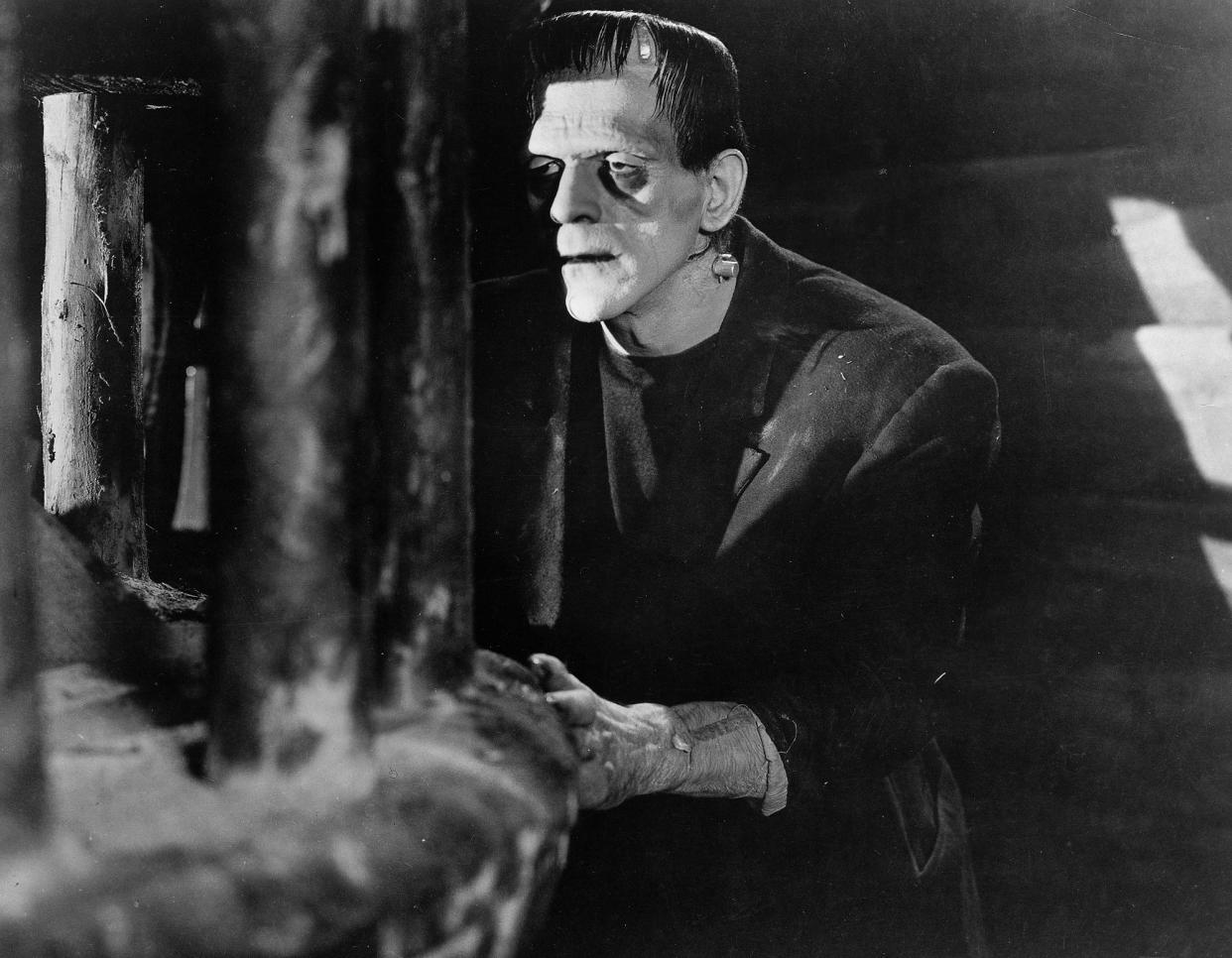 Boris Karloff starred as the iconic monster in the 1931 horror classic "Frankenstein."