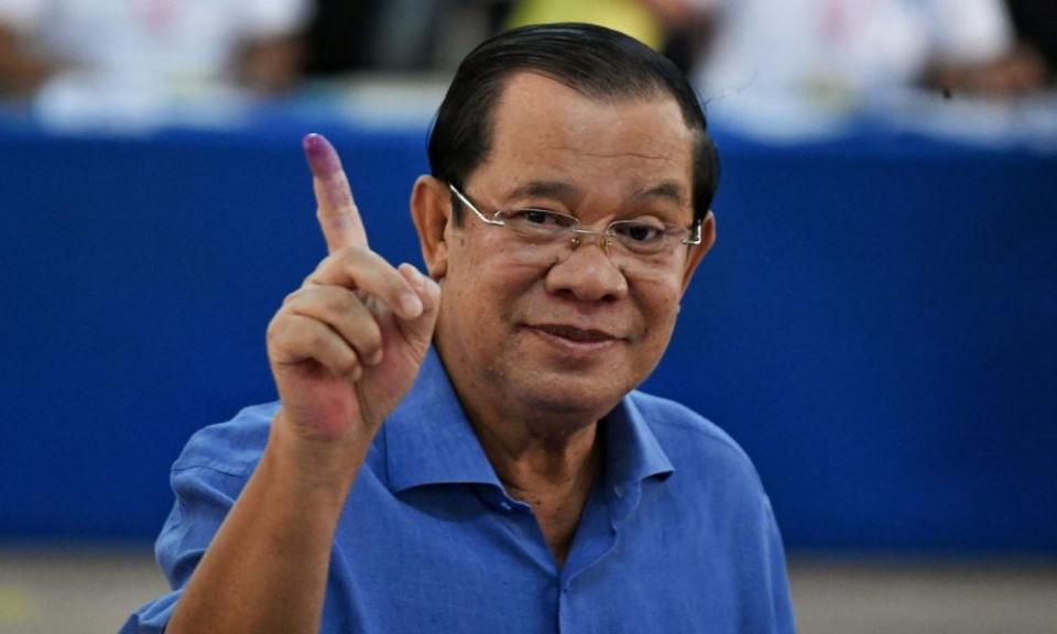 Cambodia’s prime minister, Hun Sen.