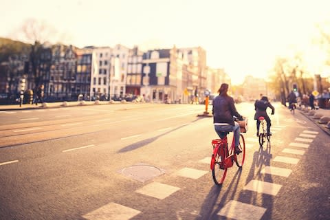 Cycle paths operate like roads: don’t dawdle along in the middle - Credit: GETTY