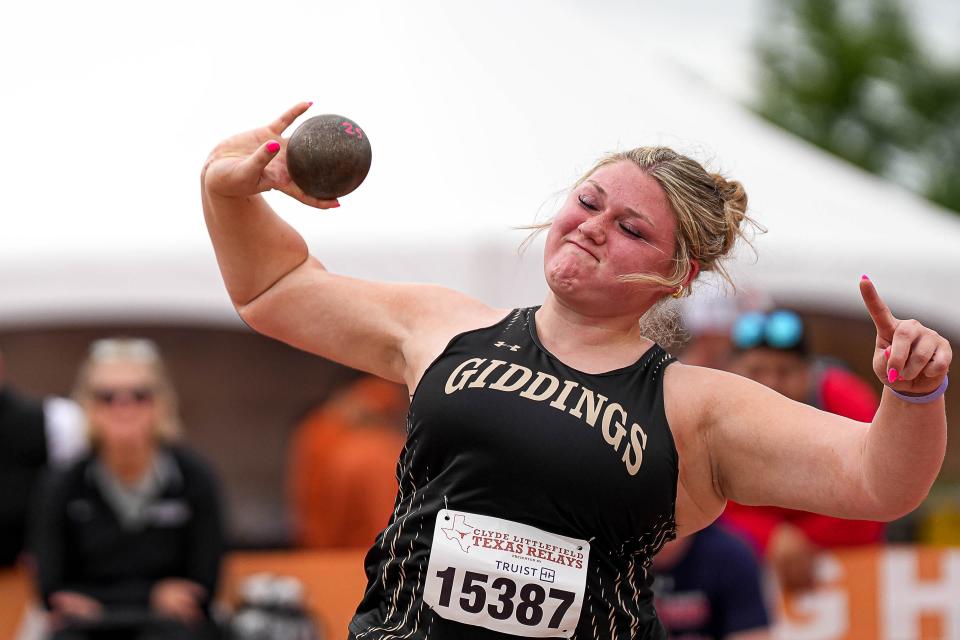 Giddings senior Kaylon Metcalf earned a silver medal in the Class 4A shot put on the first day of the UIL state track and field meet Thursday at Myers Stadium. Metcalf's silver continued an impressive streak for Giddings: A Buffaloes thrower has won a state medal for 10 straight years.