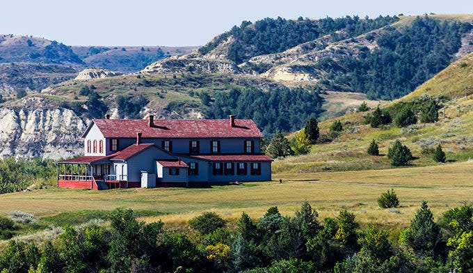 Chateau de Mores State Historic Site in Medora, N.D.